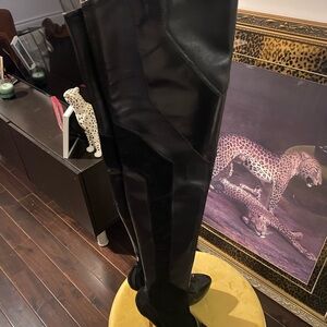 Black Over-the-Knee Boots